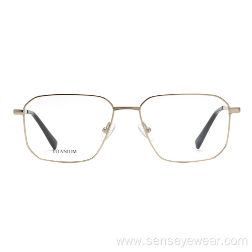 Brand Designer Titanium Optical Frame Glasses For Men